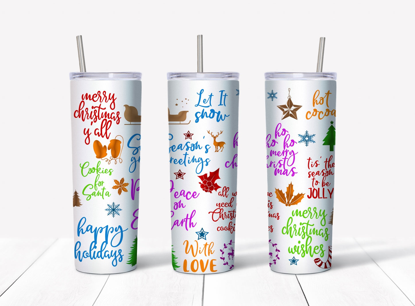 Christmas Saying Tumbler