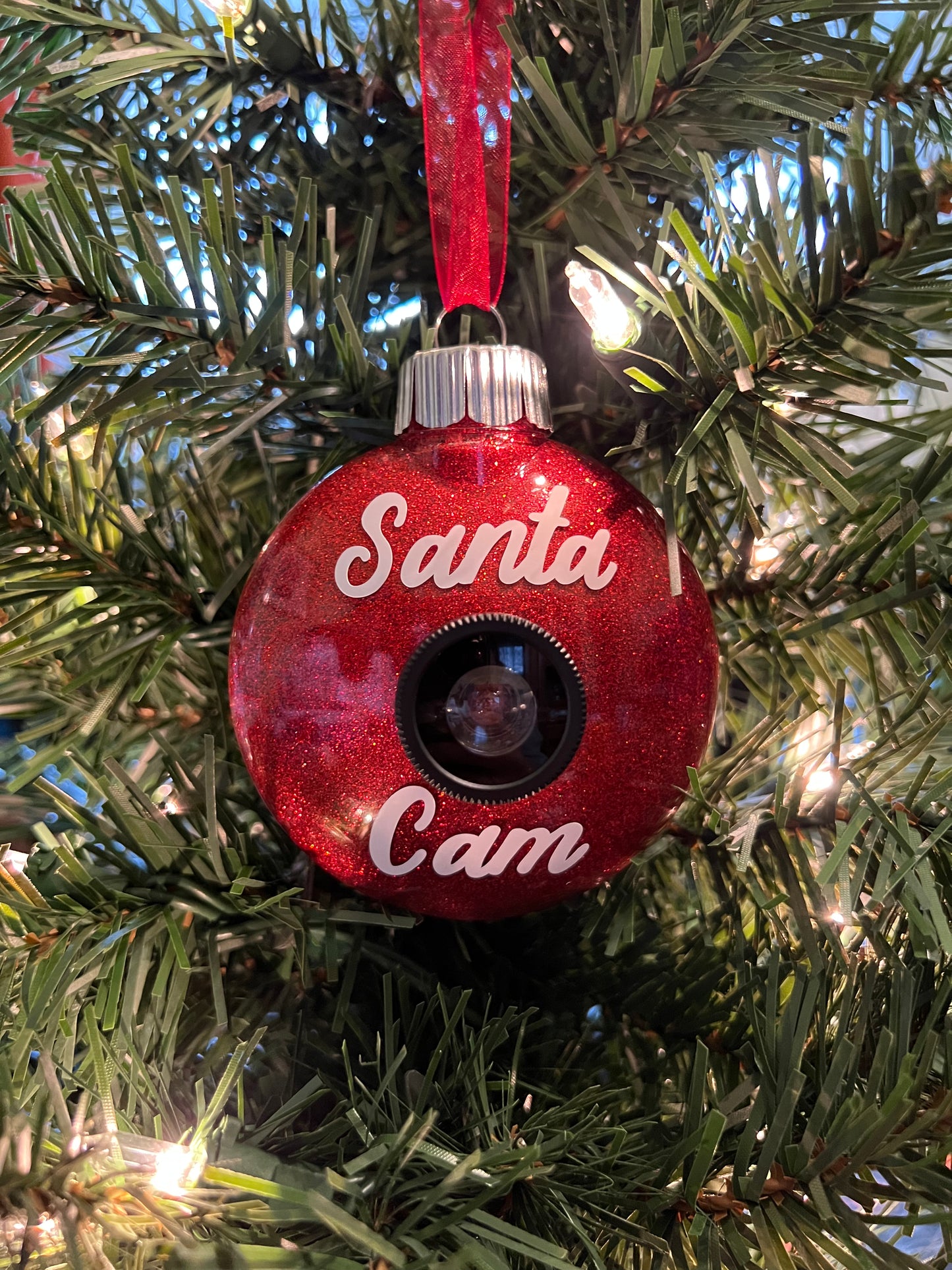 Santa Cam Ornament