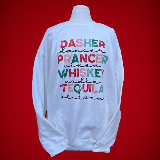 Dasher, Dancer Crewneck